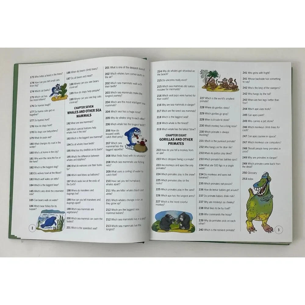 Wild Wild World Hardcover Book Questions And Answers 2004